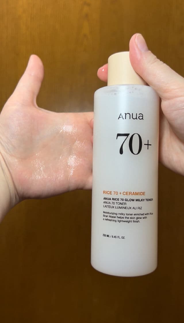 Rice 70+ Glow Milky Toner product review