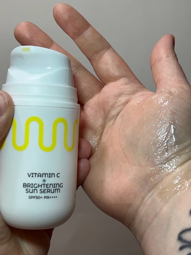 Vitamin C Brightening Sun Serum SPF50+ PA++++  product review