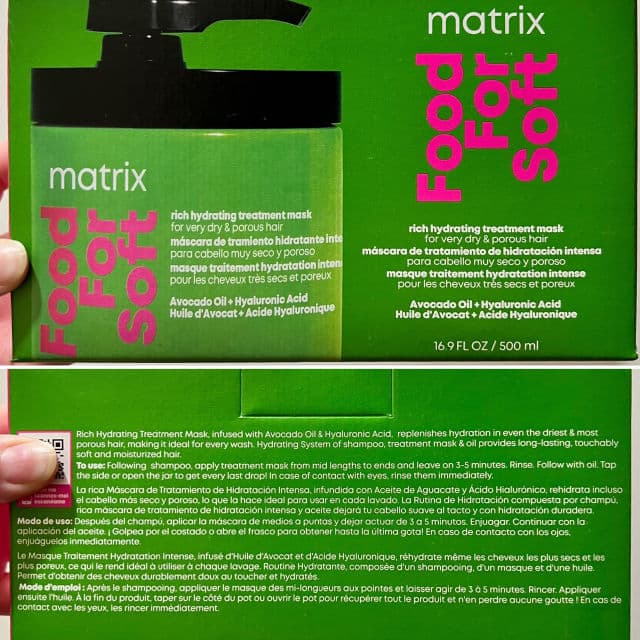 Matrix Food for Soft Rich Hydrating Treatment Mask review photo by MeaningInMakeup
