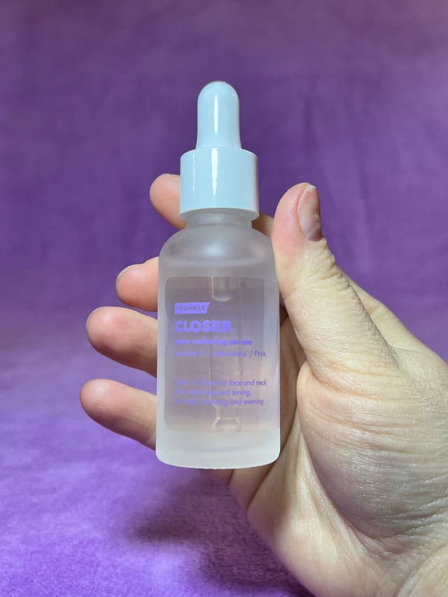 Frankly Closer Pore Reducing Serum review photo by MeaningInMakeup