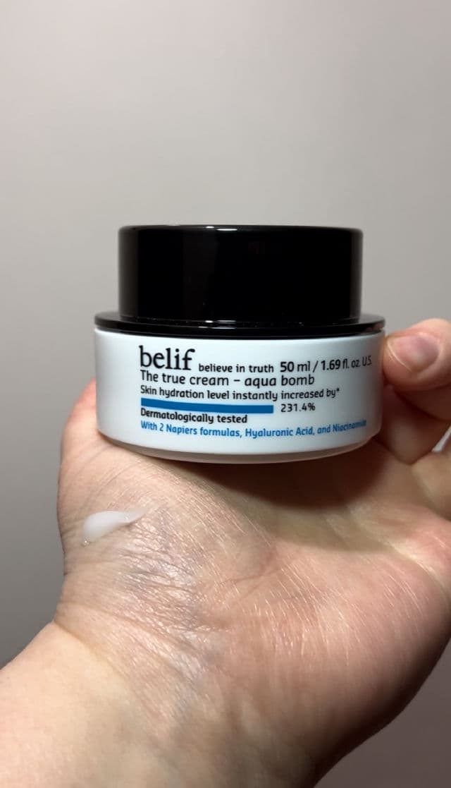 belif The True Cream Aqua Bomb review photo by MeaningInMakeup