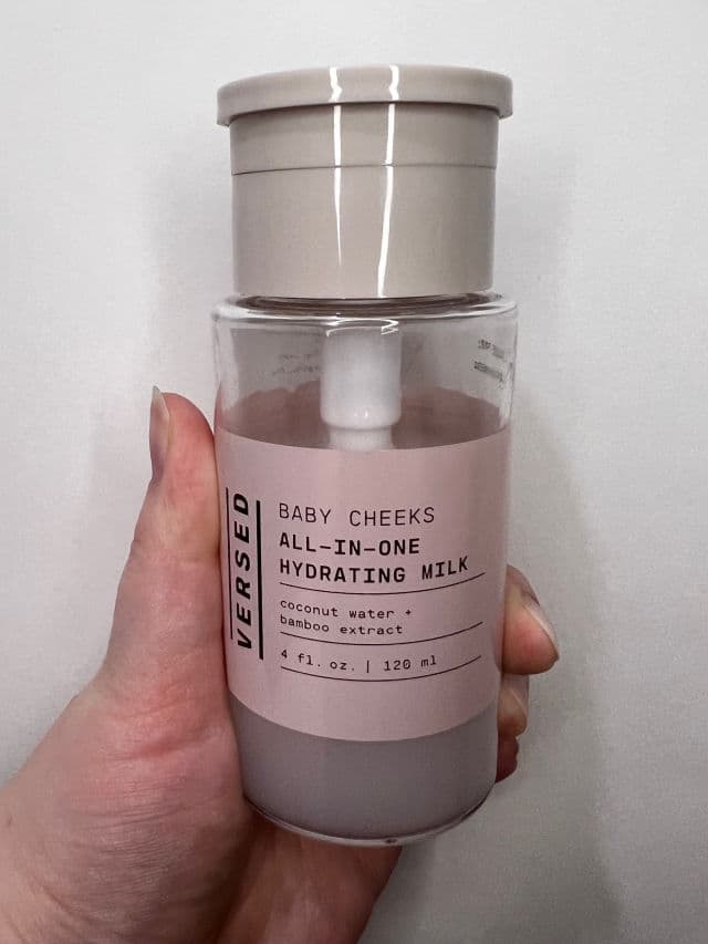 Versed Baby Cheeks All-In-One Hydrating Milk Toner  review photo by MeaningInMakeup