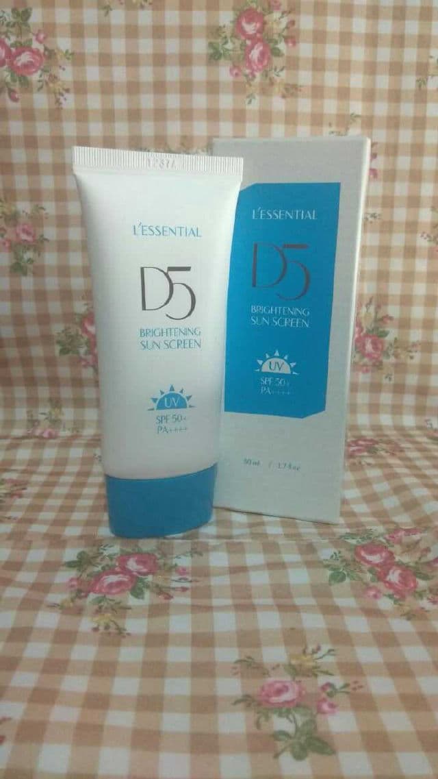 D5 Brightening Sunscreen SPF50+ PA++++ product review