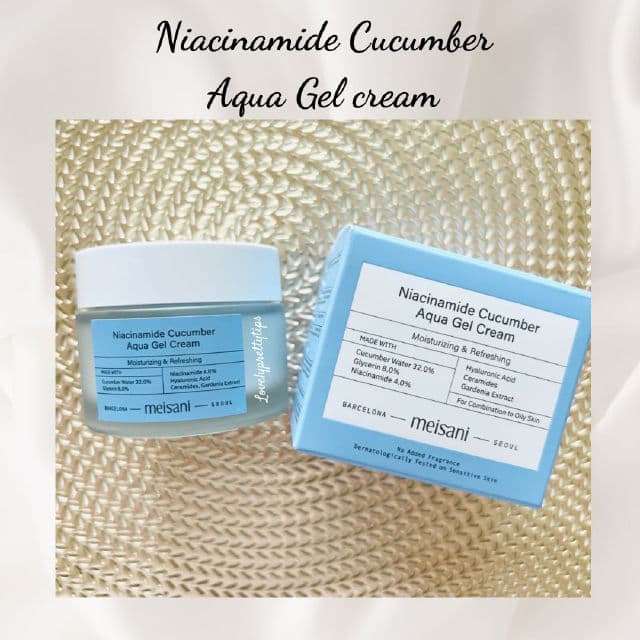 Meisani Niacinamide Cucumber Aqua Gel Cream review photo by lovelyprettytips