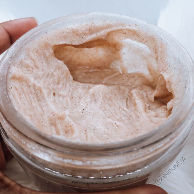MonuSkin MonuSpa Walnut & Shea Butter Body Polish review photo by ZeehaMUA