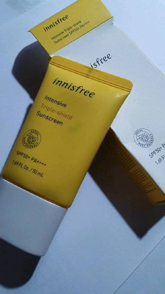 INNISFREE Intensive Triple Care Sunscreen SPF50+ PA++++ review photo by merrylie