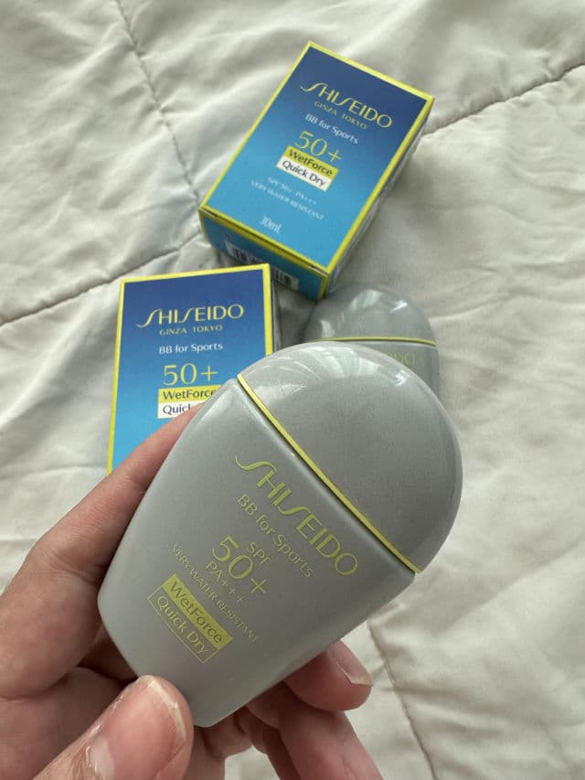 Shiseido Sports BB Cream SPF 50+ Sunscreen - Medium review photo by RBme