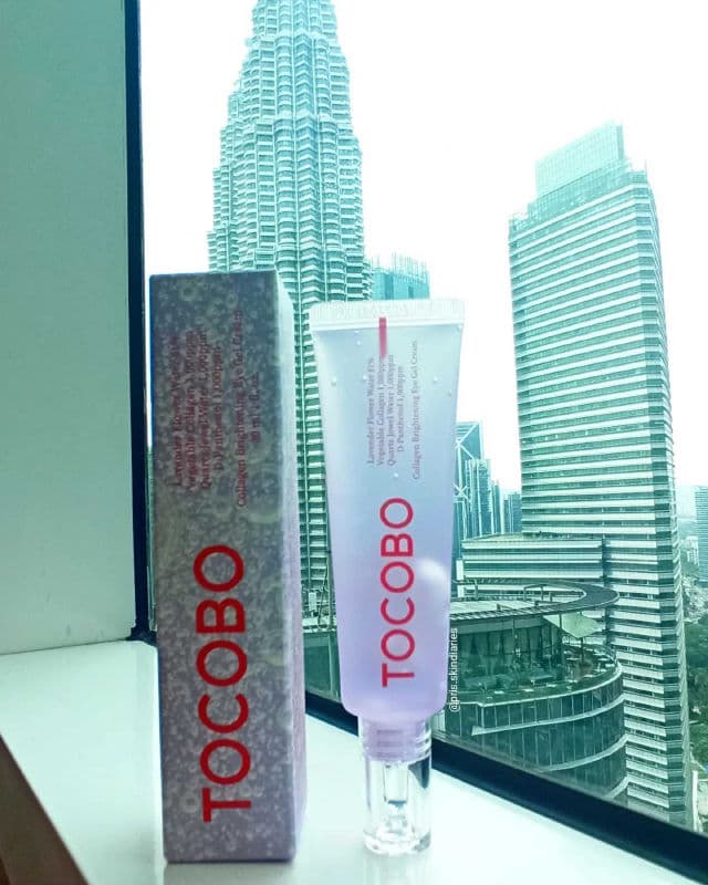 Tocobo Collagen Brightening Eye Gel Cream review photo by prisskindiaries