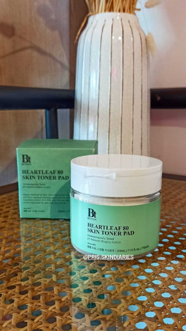 BENTON Heartleaf 80 Skin Toner Pad review photo by prisskindiaries