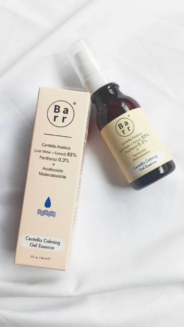 Barr Cosmetics Centella Calming Gel Essence review photo by prisskindiaries