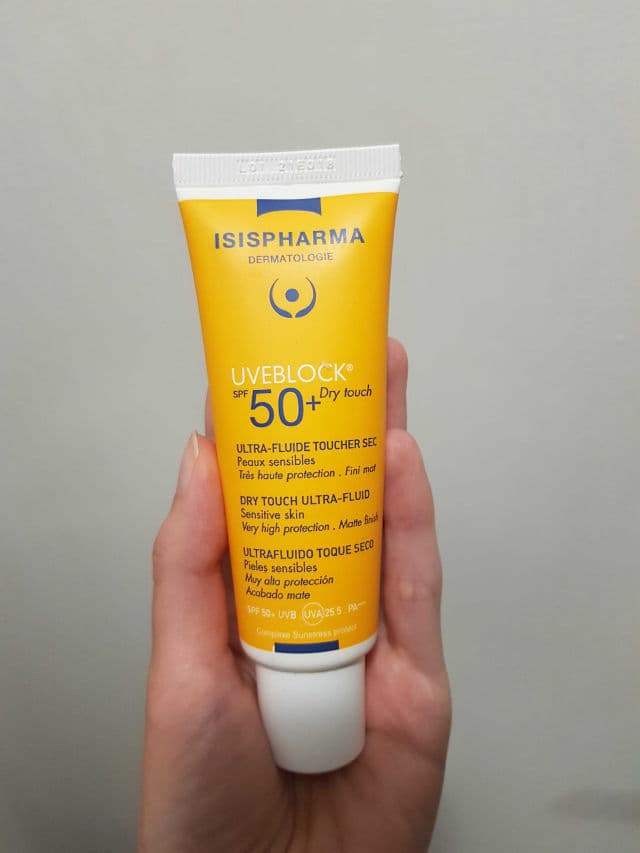 Isispharma UVEBLOCK SPF 50+ Dry Touch review photo by Roxanique