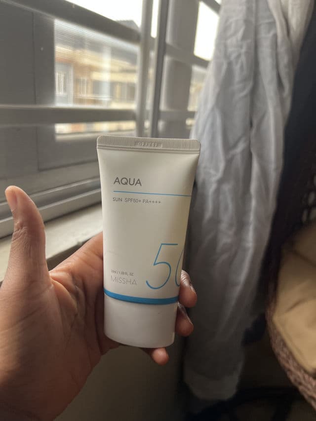 MISSHA All Around Safe Block Total Moisture Sun Gel SPF50+ PA+++  review photo by pearlhearty
