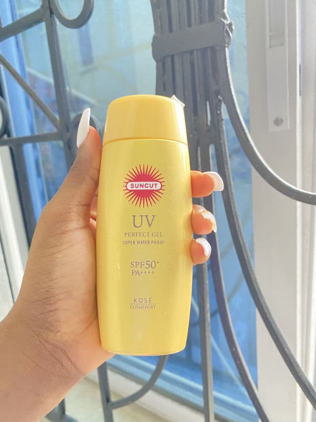 Kose Suncut UV Super Waterproof Perfect Protect Gel SPF 50+ PA++++ review photo by skinwithdada