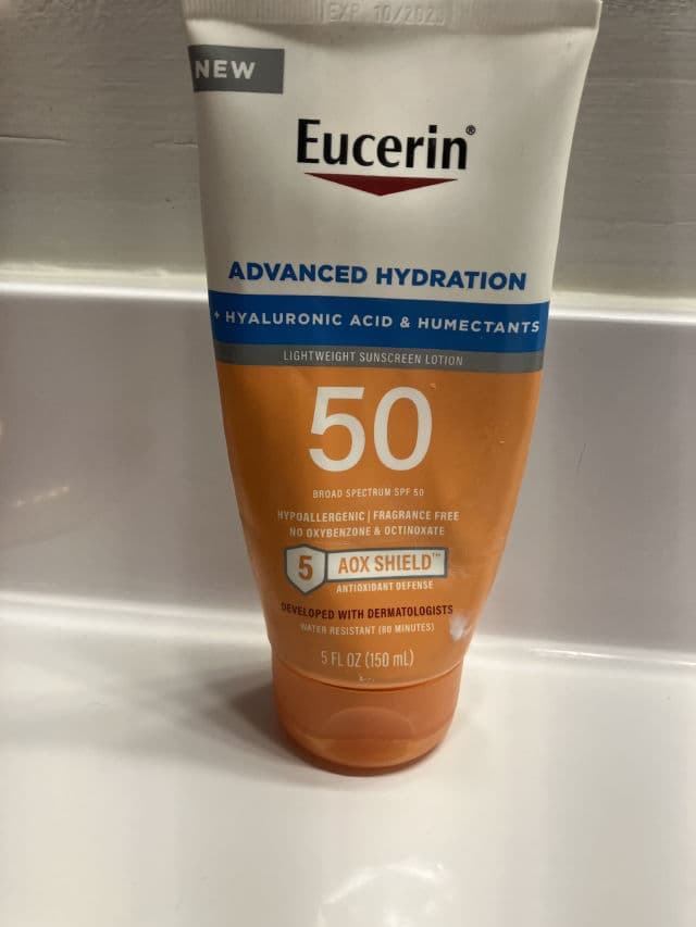 Eucerin Advanced Hydration SPF 50 review photo by Patricmar903