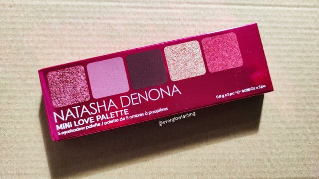 Natasha Denona Mini Love Palette review photo by everglowlasting