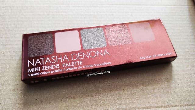 Natasha Denona Mini Zendo Palette review photo by everglowlasting