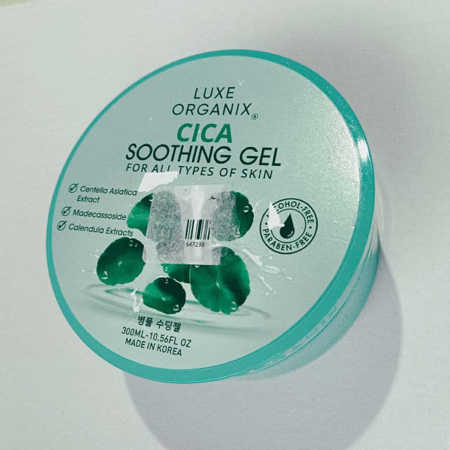 Luxe Organix Cica Soothing Gel review photo by Merk