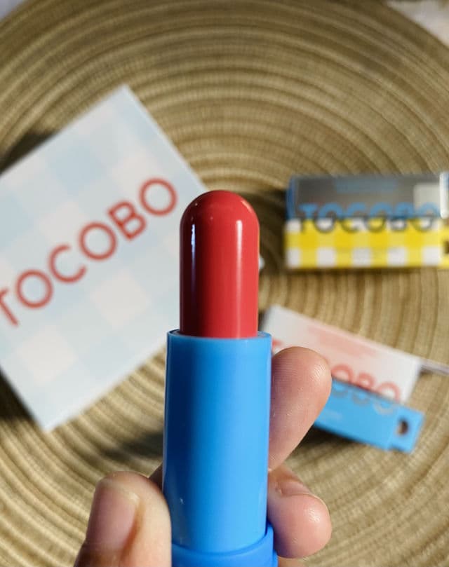 Tocobo Powder Cream Lip Balm 031 Rose Burn  review photo by Yenxgg