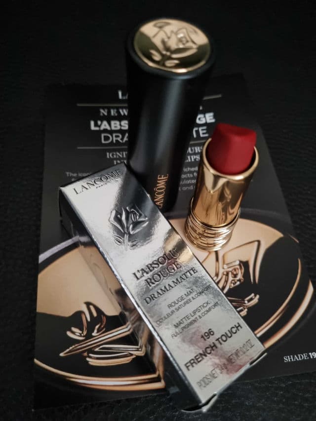 Lancome L'Absolu Rouge Drama Matte Lipstick 888 French Idol review photo by meljel