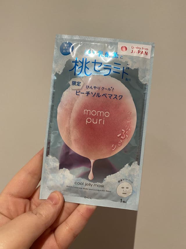 BCL Momo Puri Peach Milk Jelly Mask review photo by Negin