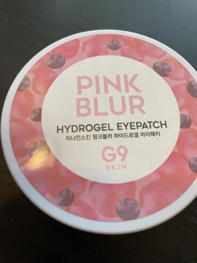 G9 SKIN Pink Blur Hydrogel Eye Patch review photo by legallyobsessed