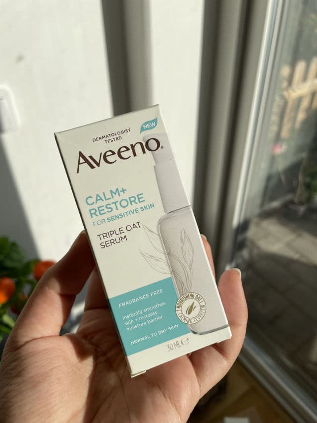 Aveeno Calm + Restore Triple Oat Face Serum review photo by ghazal