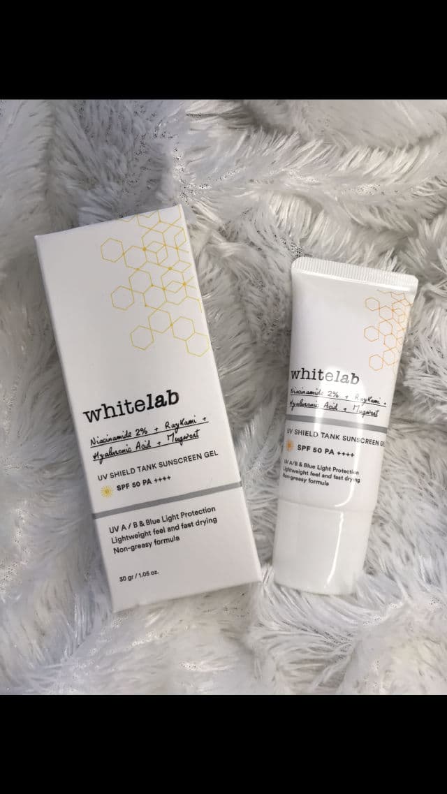 whitelab UV Shield Tank Sunscreen Gel SPF50++ PA++++ review photo by gabriellagbk