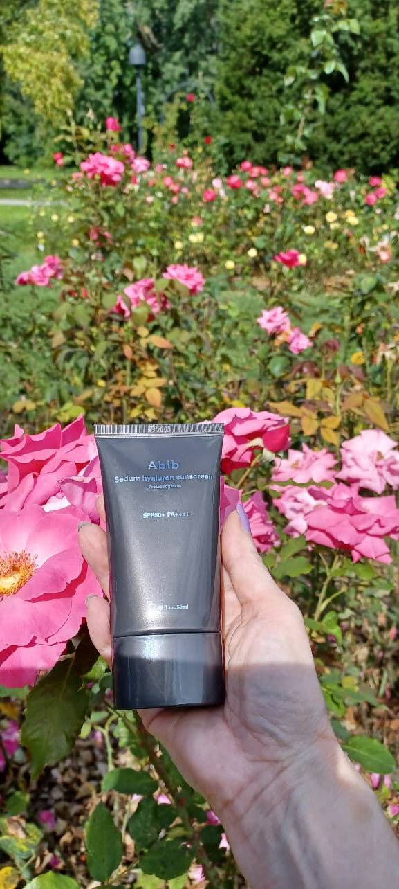Abib Sedum Hyaluron Sunscreen Protection Tube SPF50+ PA ++++ review photo by daliajulius