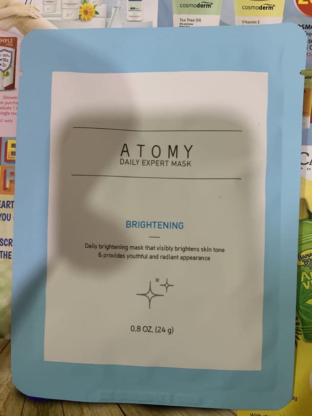 Atomy Daily Expert Mask Brightening review photo by weiiiileng