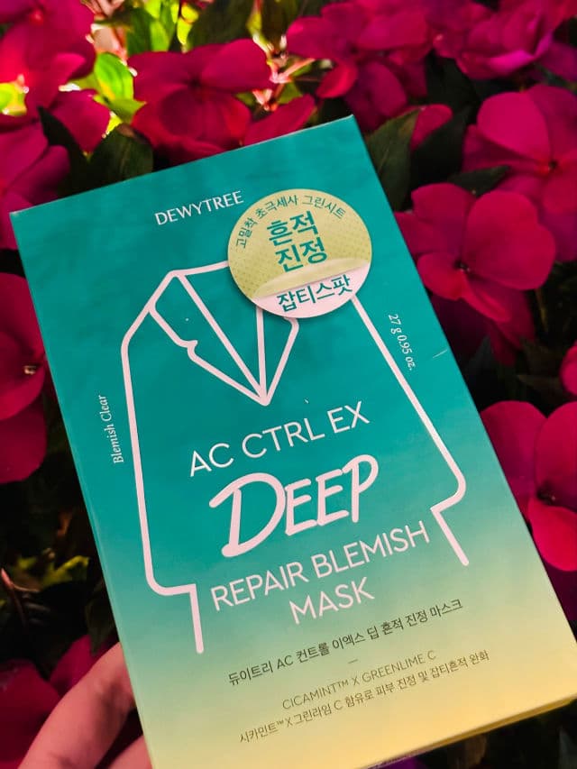 DEWYTREE AC Ctrl EX Deep Repair Blemish Mask review photo by TraceyJeanne