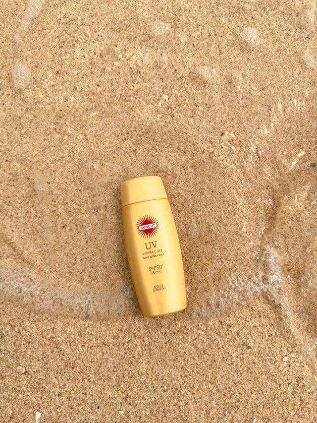 Kose Suncut UV Super Waterproof Perfect Protect Gel SPF 50+ PA++++ review photo by myskincarecorner