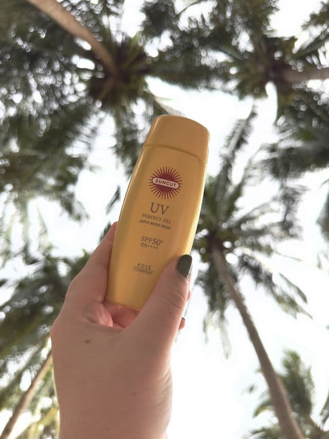 Kose Suncut UV Super Waterproof Perfect Protect Gel SPF 50+ PA++++ review photo by myskincarecorner