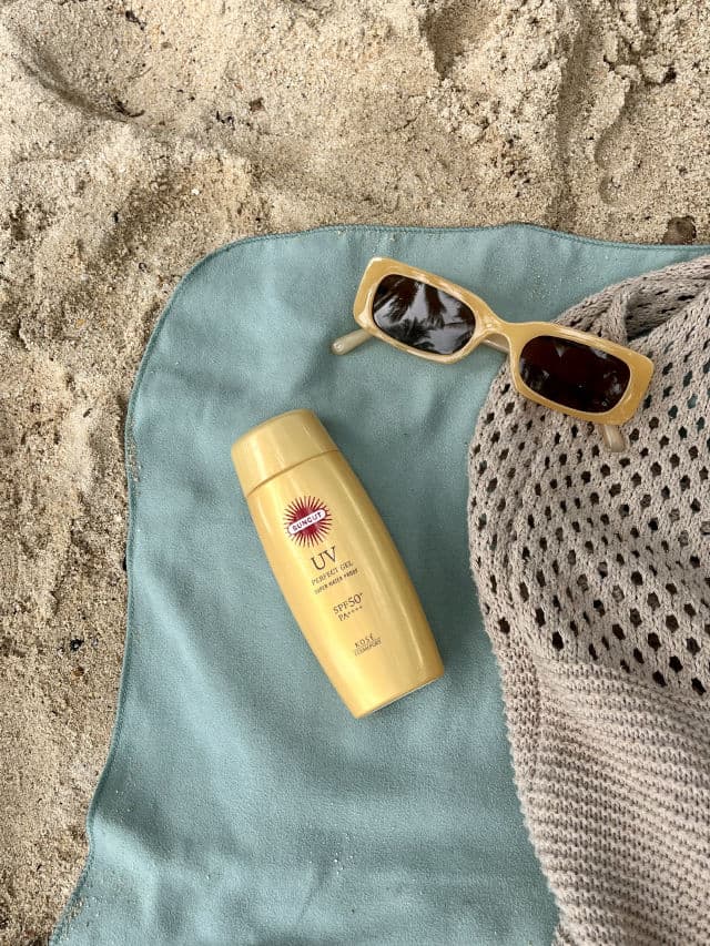Kose Suncut UV Super Waterproof Perfect Protect Gel SPF 50+ PA++++ review photo by myskincarecorner