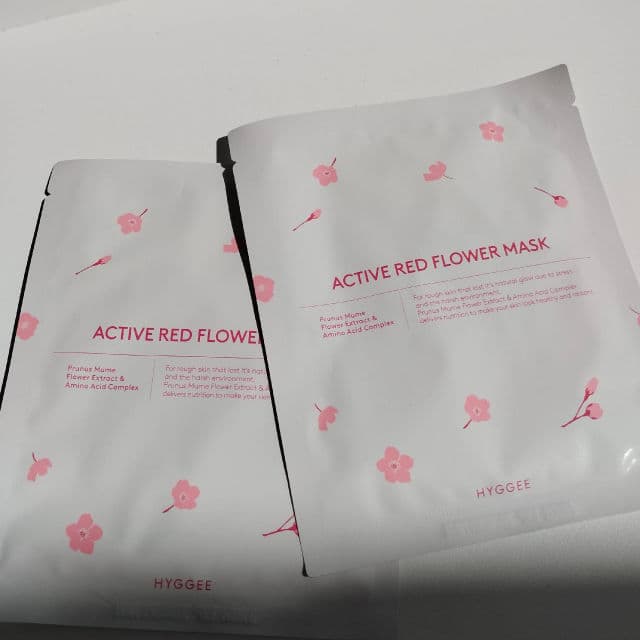 Hyggee Active Red Flower Mask review photo by thisisricka