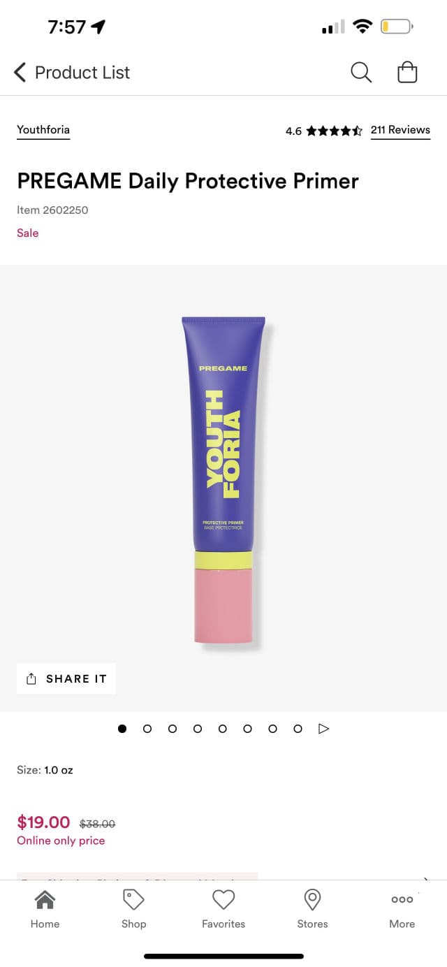 Youthforia Pregame Primer Daily Protective Primer review photo by edithmu