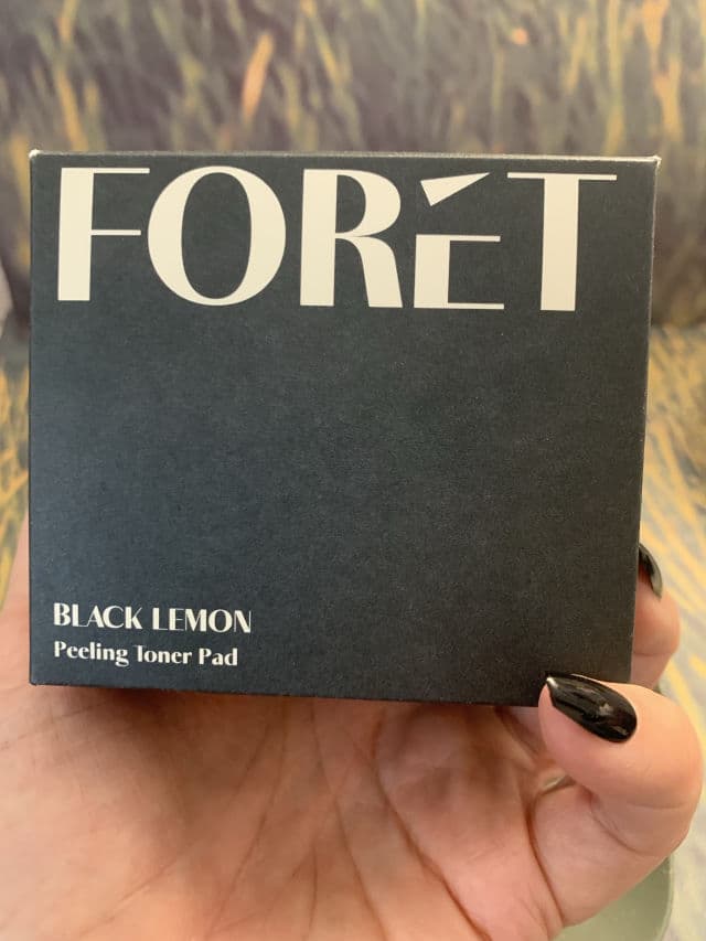 Meta Foret Black Lemon Peeling Toner Pad review photo by manonv