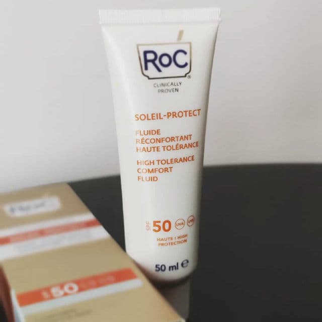 RoC Soleil Protect Fluide High Tolerance Comfort Fluid SPF 50 review photo by KristinK