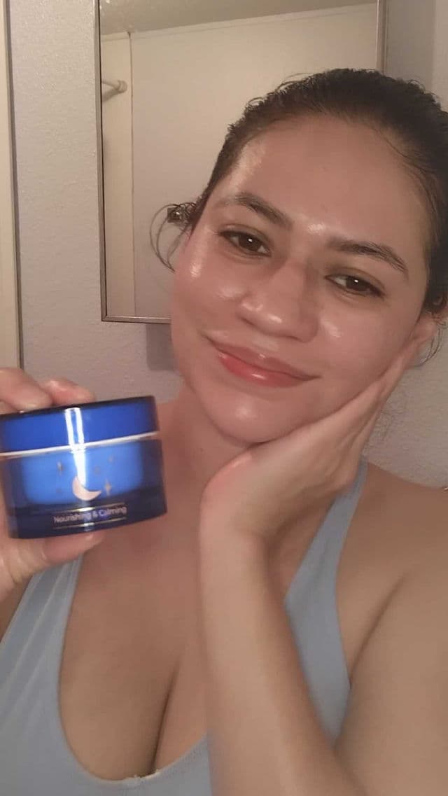 FaceTory Moon Velvet Sleeping Mask with Shea Butter and Azulene review photo by Rachel7leo