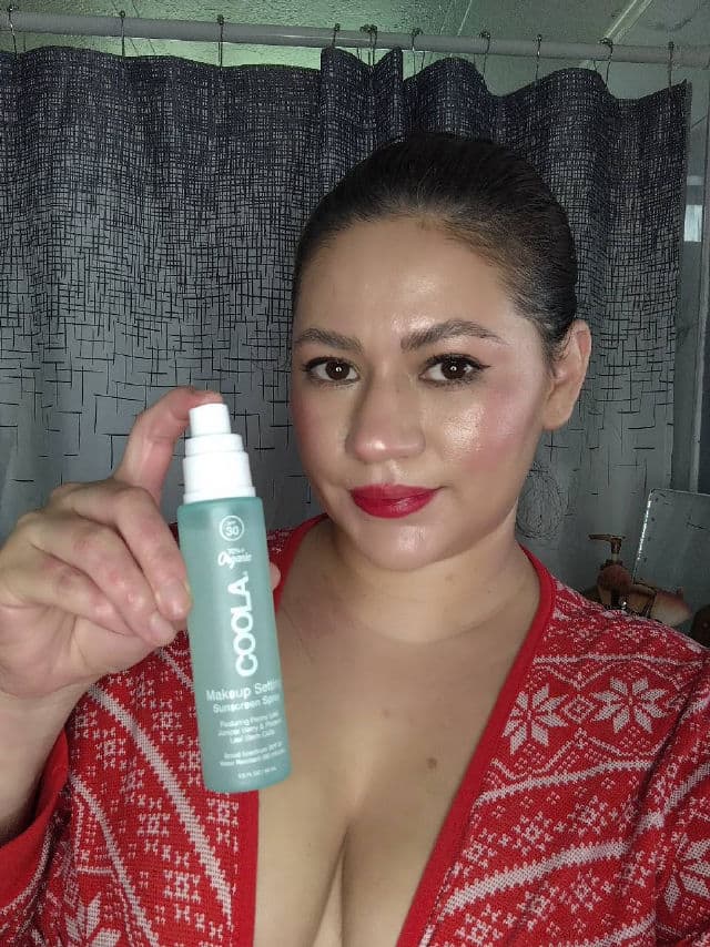 Coola Face SPF 30 Makeup Setting Spray review photo by rachel7leo