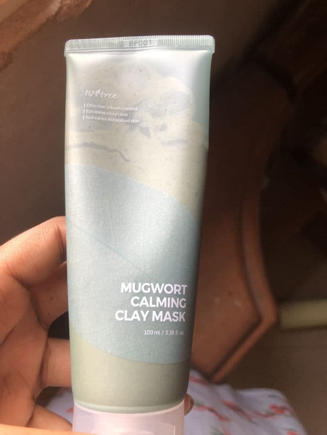 ISNTREE Mugwort Calming Clay Mask review photo by Olabisi