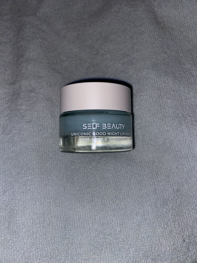 SELF BEAUTY Uniconic Good Night Cooling Relief Lip Mask - Cool Mint & Rosemary review photo by toryflynn