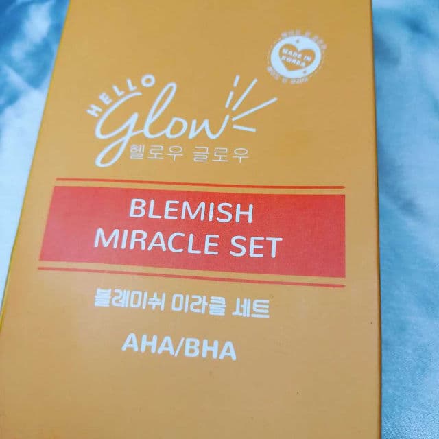 Hello Glow Blemish Miracle Set - Serum review photo by darwinskincares