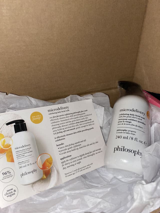 philosophy The Microdelivery Exfoliating Facial Wash review photo by AmethystF