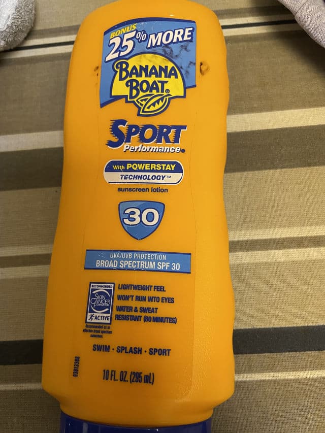 Banana Boat Ultra Sport Sunscreen Lotion SPF50+ review photo by MonaLisa37