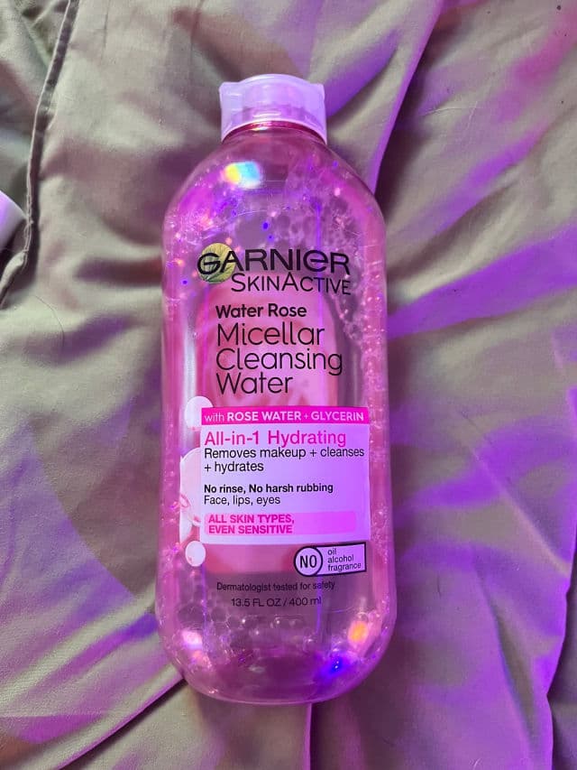 Garnier Skin Naturals Micellar Cleansing Rose Water review photo by blushedbeauty