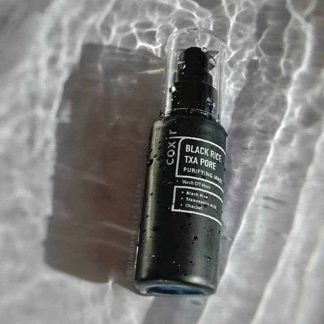 Coxir Black Rice TXA Pore Purifying Mask review photo by beingmyselfE