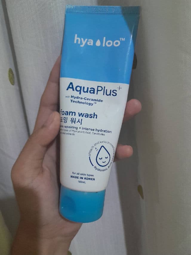 Hyaloo Aqua Plus Foam Wash review photo by kehmm