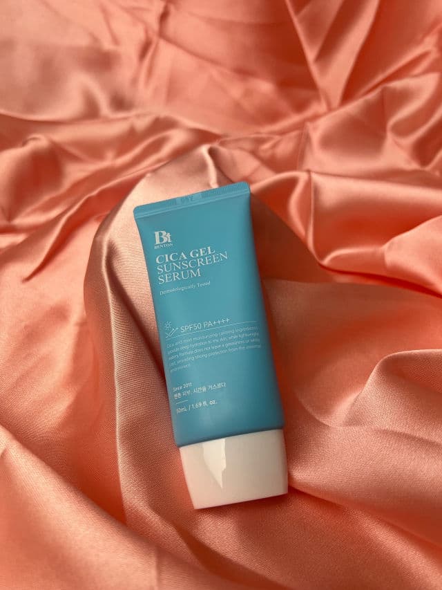 Cica Gel Sunscreen SPF50+ PA++++  product review