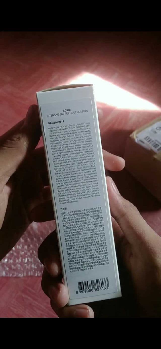 Coxir Intensive EGF Peptide Emulsion review photo by Saipul31