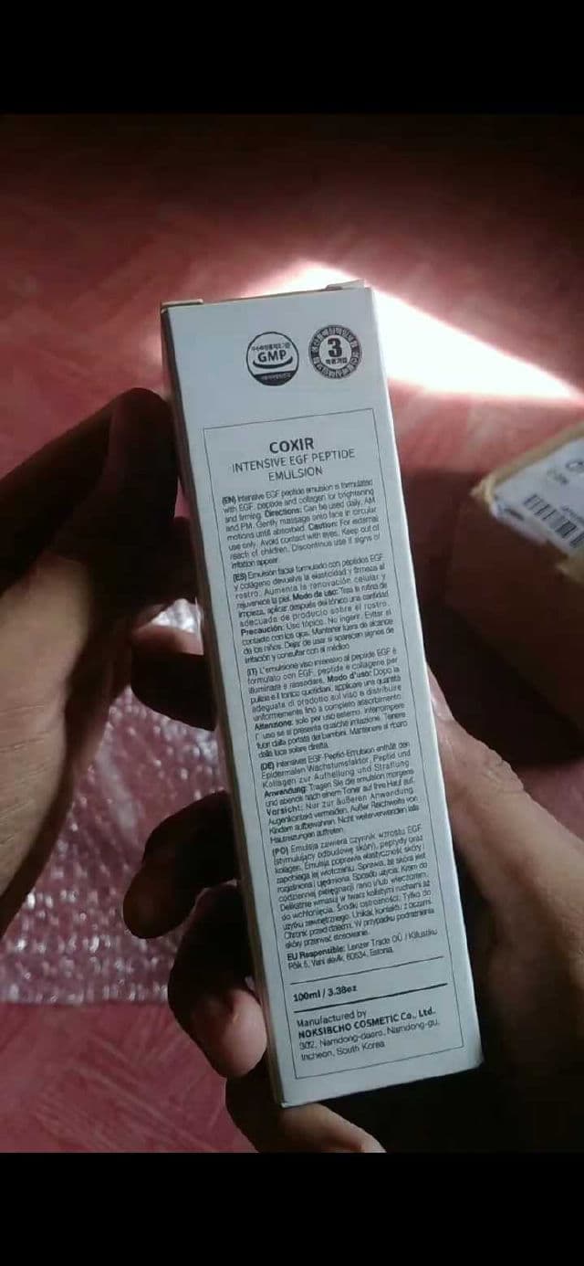 Coxir Intensive EGF Peptide Emulsion review photo by Saipul31